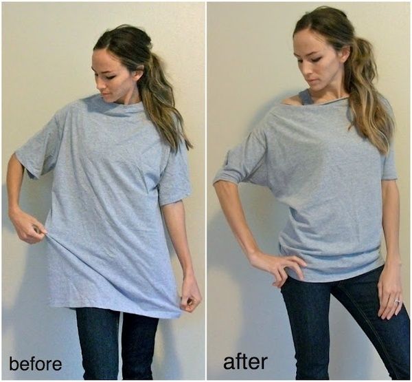 5 creative ways to redesign old T-shirts | Recycle old clothes