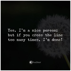yes i am a nice person best life quote